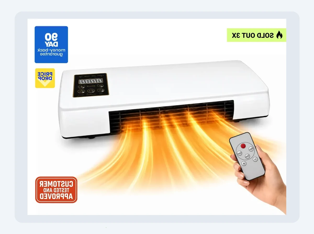 Cozy Cove Pro™ Portable Wall & Desktop Ceramic Cyclonic Heater (2026 Model) Package Contents